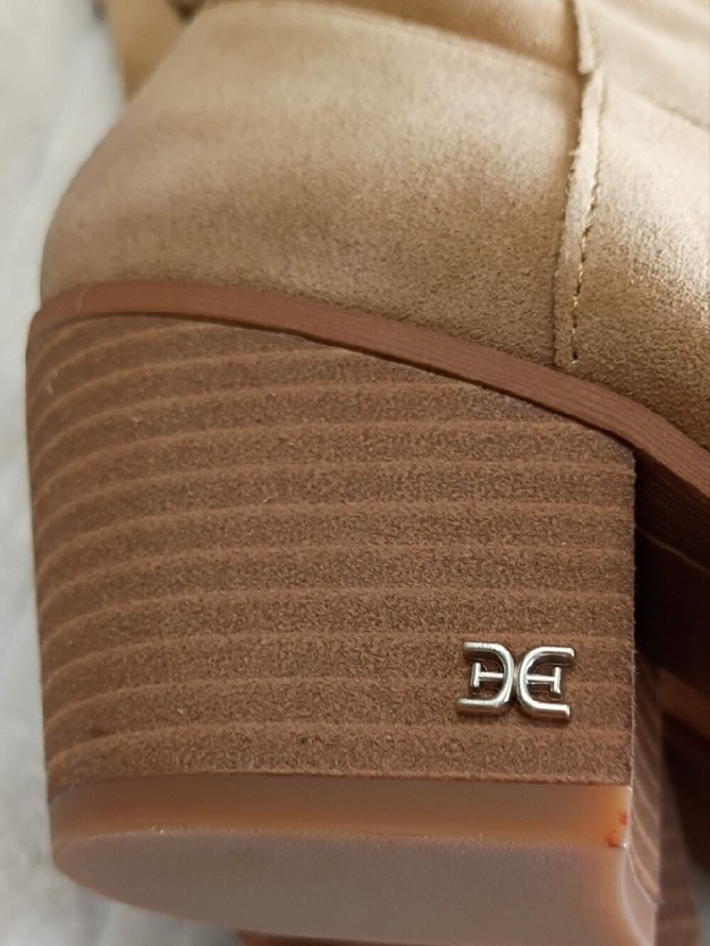 New Sam Edelman Woods Tan Suede Mid-Calf Western Boots - Size 8 - Picture 13 of 16